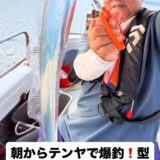 今朝の釣果