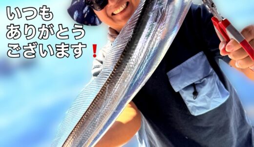 10/1 タチウオ釣果報告