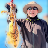 出ました！2.2kgデカイカ！！